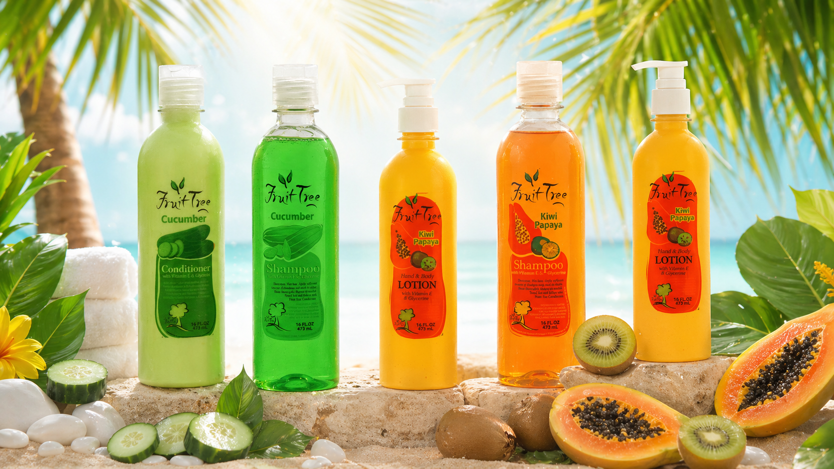 Fruit Tree product range — Cucumber, Kiwi Papaya